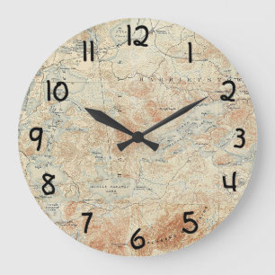 Grande Horloge Ronde Chaîne du lac Saranac (lacs inférieur, moyen et su