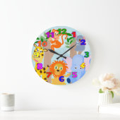 Grande Horloge Ronde chambre pour enfants (Maison)