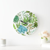 Grande Horloge Ronde Champ I Succulent (Maison)