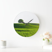 Grande Horloge Ronde champ vert (Maison)