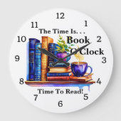 Grande Horloge Ronde Change Text - Time Is Book O'clock (Recto)
