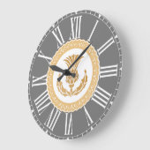 Grande Horloge Ronde Chardon écossais (Angle)