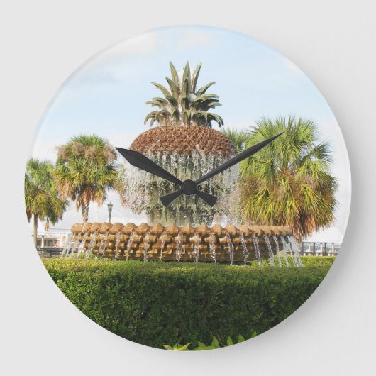Grande Horloge Ronde Charleston SC Pineapple Fountain, Waterfront Park (Recto)