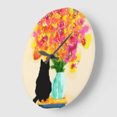 Grande Horloge Ronde Charme Cosy Corner (Angle)