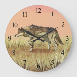 Grande Horloge Ronde Chasse au lever du soleil