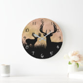 Grande Horloge Ronde Chasse aux cerfs (Maison)