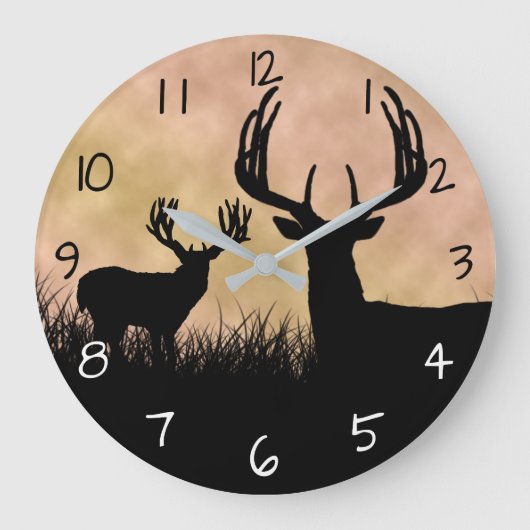 Grande Horloge Ronde Chasse aux cerfs (Recto)