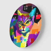 Grande Horloge Ronde chat 656 (Angle)