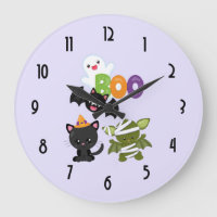 Chat de Cute Halloween, bat, mummy et ghost