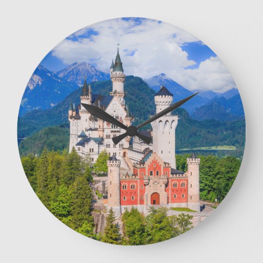 Grande Horloge Ronde Château de Neuschwanstein Allemagne (Recto)