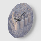 Grande Horloge Ronde château de sable (Angle)