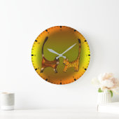Grande Horloge Ronde Chatons (Maison)