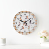 Grande Horloge Ronde Chats (Maison)