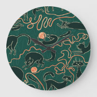 Chats Vintages : Doodle Motif transparent