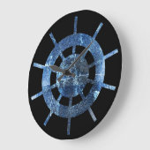 Grande Horloge Ronde Chauffe-rouille du navire (Angle)