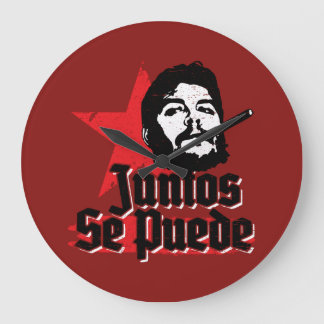 Grande Horloge Ronde Che Guevara Juntos Se Puede Citer Ensemble Nous Po