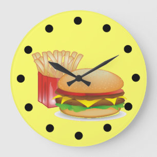 Grande Horloge Ronde Cheeseburger and Fires