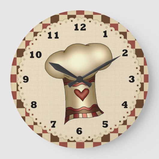 Grande Horloge Ronde Chef Casquette (Recto)