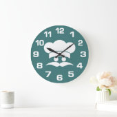 Grande Horloge Ronde CHEF CUSTOM color wall clocks (Maison)