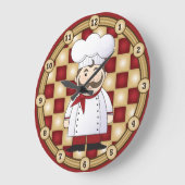 Grande Horloge Ronde Chef italien (Angle)