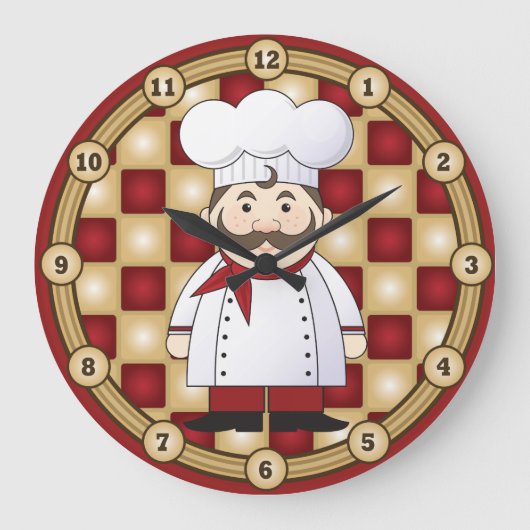 Grande Horloge Ronde Chef italien (Recto)