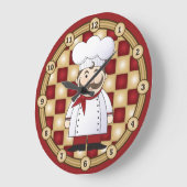 Grande Horloge Ronde Chef italien (Angle)