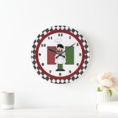 Grande Horloge Ronde Chef italien Kitchen clock (Maison)
