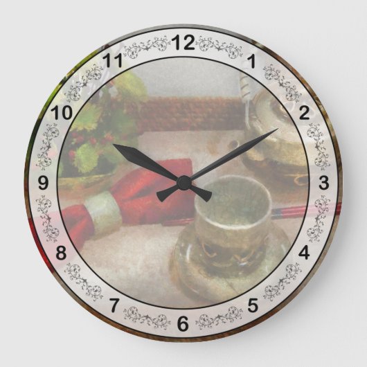 Grande Horloge Ronde Chef - Thé - Cérémonie du thé (Recto)