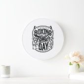 Grande Horloge Ronde Chemise de conception de gravure vintage de jour d (Maison)