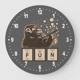 Grande Horloge Ronde Chemistry monkey discovered fun