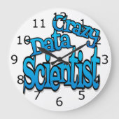 Grande Horloge Ronde Chercheur de données fou (Recto)