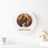 Grande Horloge Ronde Cherokee (Maison)