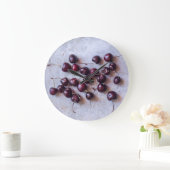Grande Horloge Ronde Cherries (Maison)