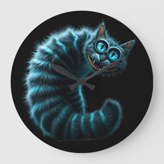 Grande Horloge Ronde Cheshire Cat (Recto)