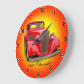 GRANDE HORLOGE RONDE CHEVROLET 1934 (Angle)