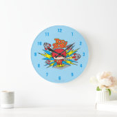 Grande Horloge Ronde Chibi Flash Rockets (Maison)