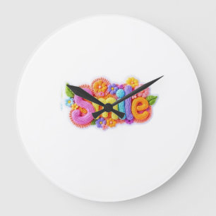 Grande Horloge Ronde Chic Wall Clock – Elegant Modern Timepiece for Sty