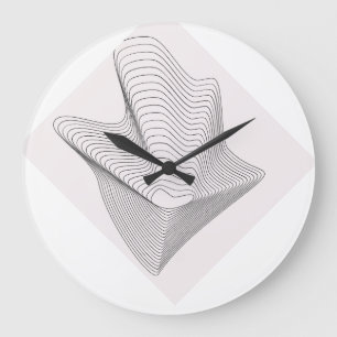 Grande Horloge Ronde Chic Wall Clock – Elegant Modern Timepiece for Sty