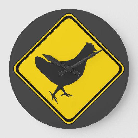 Grande Horloge Ronde Chicken Xing ! (Recto)
