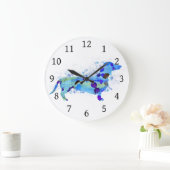 Grande Horloge Ronde Chien 160 Teckel Dachshund (Maison)