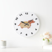 Grande Horloge Ronde Chien à chien (Maison)