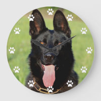 Chien berger allemand noir - Empreinte de patte ch