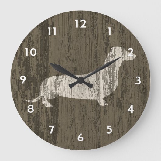 Grande Horloge Ronde Chien-chien de Weathered (Recto)