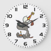 Grande Horloge Ronde Chien d'anniversaire (Recto)