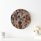 GRANDE HORLOGE RONDE CHIEN PORTRAIT SANDY (Maison)