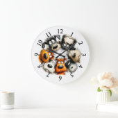 Grande Horloge Ronde Chienclov excentrique (Maison)