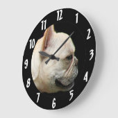 Grande Horloge Ronde Chiffre de taureau français (Angle)