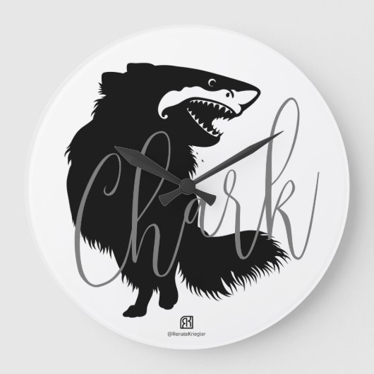 Grande Horloge Ronde Chihuahua + requin = Chark (Recto)