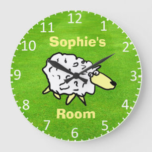 Grande Horloge Ronde Child's Name shows it's His or Hers Room
