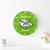 Grande Horloge Ronde Child's Name shows it's His or Hers Room (Maison)